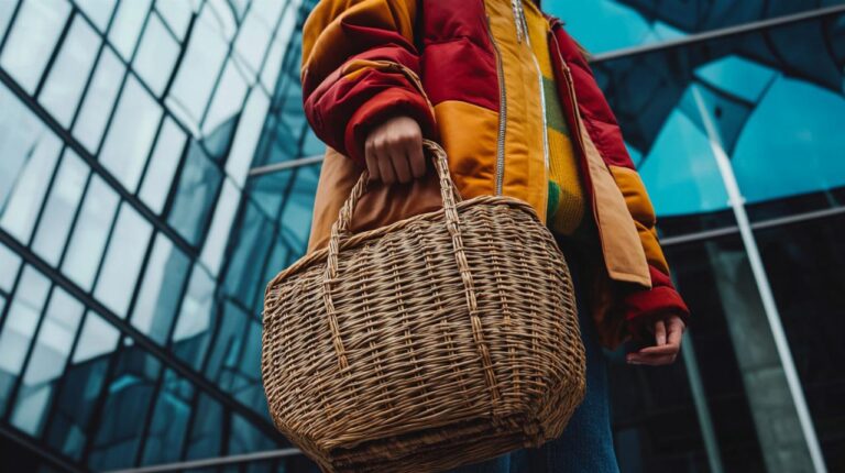 Tendencias de moda para jóvenes: cómo combinar bolsos de mimbre y cuero